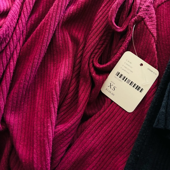 NEW FREE PEOPLE Porter Set Knit Pant & Crop Top XS - Picture 10 of 16